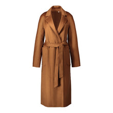 Load image into Gallery viewer, SHENGPALAE 2020 Winter High Quality Overcoat Two-sided Cashmere Overcoat Woolen Loose Clothes Woman Cashmere Trench Coat A69