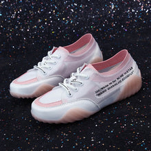 Load image into Gallery viewer, Women Casual Shoes Summer Mesh Flat Shoes Women Fashion Snaekers Trend Breathable White Shoes Light Popular Student Women Shoes