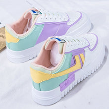 Load image into Gallery viewer, 2020 Summer Women Sneakers White Tennis Women Shoes Canvas Slip on Female Row Shoes Platform Flats Casual Ladies Vulcanize Shoes
