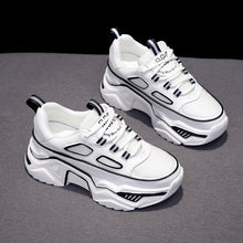 Load image into Gallery viewer, Women Sneakers White Black Designer Shoes Woman Autumn Winter Chunky Sneakers Fashion Light Dad Shoes Ladies Platform Footwear