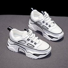 Load image into Gallery viewer, Women Sneakers White Black Designer Shoes Woman Autumn Winter Chunky Sneakers Fashion Light Dad Shoes Ladies Platform Footwear