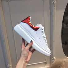 Load image into Gallery viewer, Plus Size 44 Designer Alexander Shoes High Platform Lace Up Casual Sneakers Luxury Designer White Shoes for Men and Women LU63