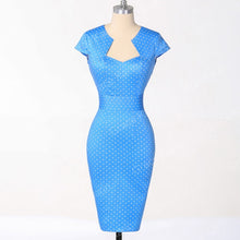 Load image into Gallery viewer, Grace Karin Women Dress Summer Polka Dot Vintage Dresses Robe Rockabilly Clothes Bodycon Pencil Wiggle Sexy Party Office Dress