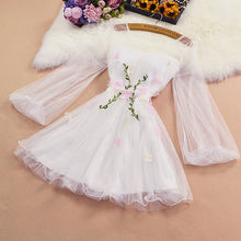 Load image into Gallery viewer, Women Summer Clothes New Princess Sleeve Mesh Gauze Dresses Woman Party Night  Pink Dress Sweet  A-Line  Flare Sleeve
