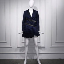 Load image into Gallery viewer, DEAT 2020 new spring and summer fashion women clothes high quality turn-down collar full sleeves asymmetrical suit dress WK61901

