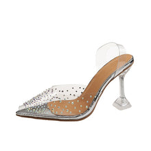 Load image into Gallery viewer, Luxury Women Pumps 2019 Transparent High Heels Sexy Pointed Toe Slip-on Wedding Party Brand Fashion Shoes for Lady Thin Heels
