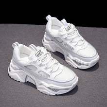 Load image into Gallery viewer, Women Sneakers White Black Designer Shoes Woman Autumn Winter Chunky Sneakers Fashion Light Dad Shoes Ladies Platform Footwear
