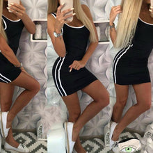 Load image into Gallery viewer, DANALA2020 New Sexy Women Summer Dress Bandage Bodycon Sleeveless Evening Party Club Short Mini Dress 2019 Fashion Women Clothes
