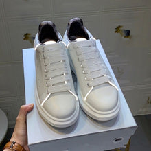 Load image into Gallery viewer, Plus Size 44 Designer Alexander Shoes High Platform Lace Up Casual Sneakers Luxury Designer White Shoes for Men and Women LU63
