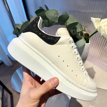 Load image into Gallery viewer, Plus Size 44 Designer Alexander Shoes High Platform Lace Up Casual Sneakers Luxury Designer White Shoes for Men and Women LU63

