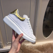 Load image into Gallery viewer, Plus Size 44 Designer Alexander Shoes High Platform Lace Up Casual Sneakers Luxury Designer White Shoes for Men and Women LU63
