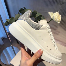 Load image into Gallery viewer, Plus Size 44 Designer Alexander Shoes High Platform Lace Up Casual Sneakers Luxury Designer White Shoes for Men and Women LU63
