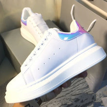 Load image into Gallery viewer, Plus Size 44 Designer Alexander Shoes High Platform Lace Up Casual Sneakers Luxury Designer White Shoes for Men and Women LU63
