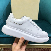 Load image into Gallery viewer, Plus Size 44 Designer Alexander Shoes High Platform Lace Up Casual Sneakers Luxury Designer White Shoes for Men and Women LU63
