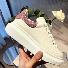 Load image into Gallery viewer, Plus Size 44 Designer Alexander Shoes High Platform Lace Up Casual Sneakers Luxury Designer White Shoes for Men and Women LU63
