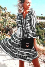 Load image into Gallery viewer, Ladies Loose Beach Dresses Short Boho Clothes For Women Trendy Dress 2019 Sukienki Damskie Casual Sun Large Size Elegant Dress

