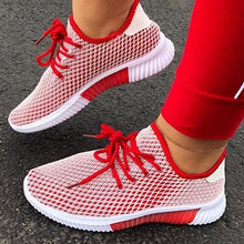 Load image into Gallery viewer, 2020 Fashion Vulcanized Shoes Woman Outdoor Lightweight Casual Shoes Breathable Lace Up Sneakers Shoes Women Zapatillas Mujer

