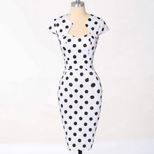 Load image into Gallery viewer, Grace Karin Women Dress Summer Polka Dot Vintage Dresses Robe Rockabilly Clothes Bodycon Pencil Wiggle Sexy Party Office Dress
