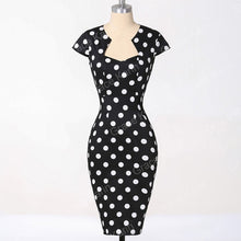 Load image into Gallery viewer, Grace Karin Women Dress Summer Polka Dot Vintage Dresses Robe Rockabilly Clothes Bodycon Pencil Wiggle Sexy Party Office Dress
