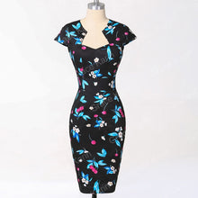 Load image into Gallery viewer, Grace Karin Women Dress Summer Polka Dot Vintage Dresses Robe Rockabilly Clothes Bodycon Pencil Wiggle Sexy Party Office Dress
