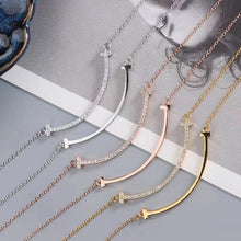 Load image into Gallery viewer, S925 Sterling Silver Necklaces Middle-Sized Smiling Face ,High Quality 1:1 With Logo,Women Valentine's Day Gift Jewelry
