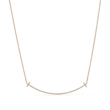 Load image into Gallery viewer, S925 Sterling Silver Necklaces Middle-Sized Smiling Face ,High Quality 1:1 With Logo,Women Valentine's Day Gift Jewelry
