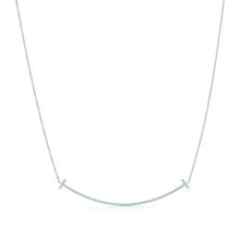 Load image into Gallery viewer, S925 Sterling Silver Necklaces Middle-Sized Smiling Face ,High Quality 1:1 With Logo,Women Valentine's Day Gift Jewelry
