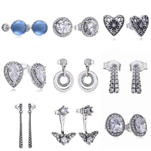 Load image into Gallery viewer, Vintage Radiant Teardrops Shooting Stars Earring 925 Sterling Silver Hanging Earrings Studs For Women Gift Fine Pandora Jewelry
