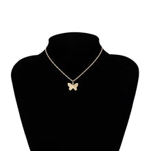 Load image into Gallery viewer, Gold Chain Butterfly Pendant Choker Necklace Women Statement Collares Bohemian Beach Jewelry Gift Collier Cheap
