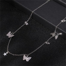 Load image into Gallery viewer, Gold Chain Butterfly Pendant Choker Necklace Women Statement Collares Bohemian Beach Jewelry Gift Collier Cheap

