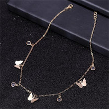 Load image into Gallery viewer, Gold Chain Butterfly Pendant Choker Necklace Women Statement Collares Bohemian Beach Jewelry Gift Collier Cheap
