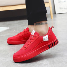 Load image into Gallery viewer, 2019 Hot Women Vulcanized Shoes Black Red Sneakers Ladies Lace-up Casual Breathable Walking Canvas Shoes Graffiti Flat B1231
