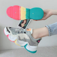 Load image into Gallery viewer, Fashion Summer Women's Shoes Chunky Sneakers Mixed Colors Ladies Casual Shoes Platform Sneakers Women Shoes Female
