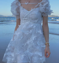 Load image into Gallery viewer, LUX ANGNER 2020 Summer Fashion Princess Dress Butterfly Dress Forest Sweet Salt Bubble Sleeve Solid Dress Female Clothes
